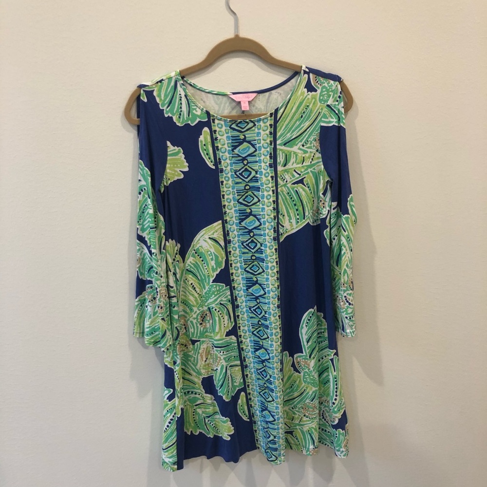 Lilly Pulitzer cold shoulder Ophelia dress